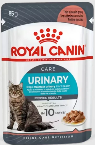 Φωτογραφία προϊόντος: Royal Canin Πλήρης τροφή για ενήλικες γάτες (σε σάλτσα) με ευαισθησίες του ουροποιητικού ROYAL CANIN (9003579000359)
