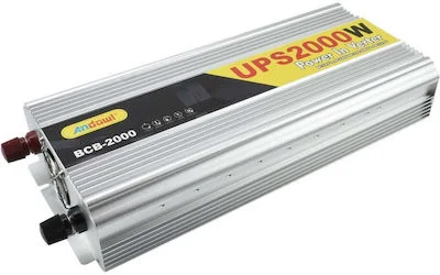 Φωτογραφία προϊόντος: OEM Inverter Τροποποιημένου Ημιτόνου 2000W 12V/24 σε 220V Andowl BCB-2000 – Ασημί