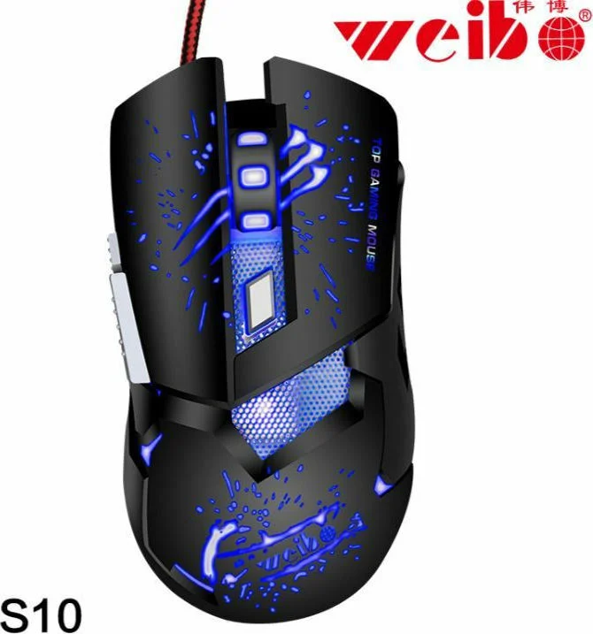 Φωτογραφία προϊόντος: OEM Weibo S10 Gaming Ποντίκι Μαύρο