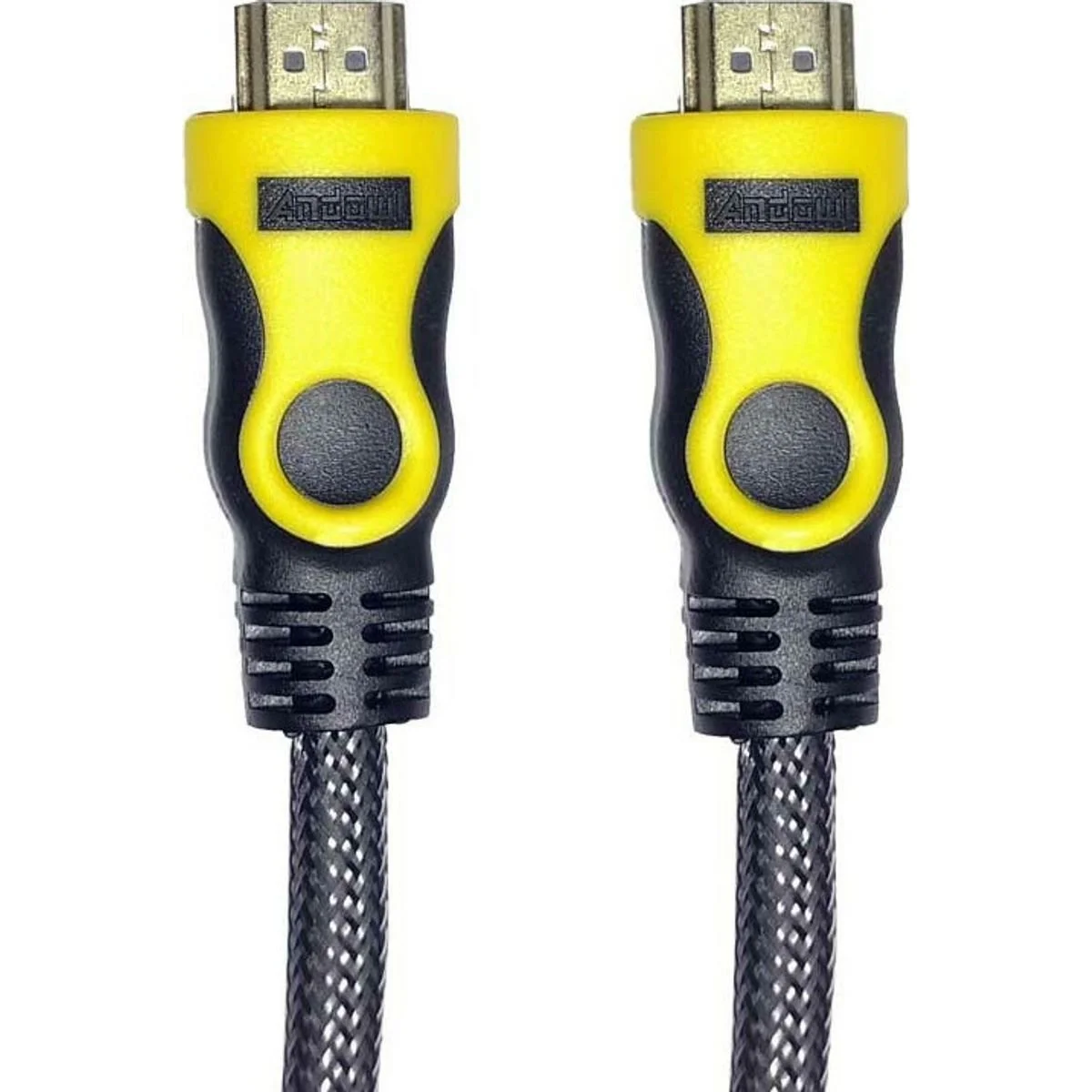 Φωτογραφία προϊόντος: OEM Andowl HDMI 2.0 Braided Cable HDMI male - HDMI male 1.5m Μαύρο AN-QHD15