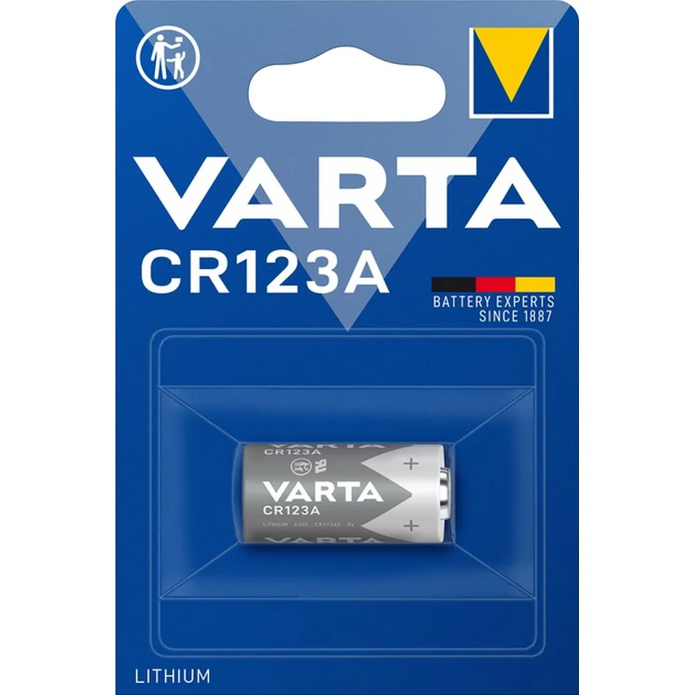 Φωτογραφία προϊόντος: VARTA lithium battery CR123A 3V 1 pcs