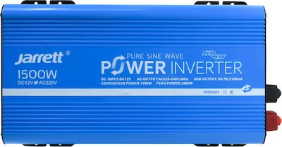 Φωτογραφία προϊόντος: OEM Inverter Καθαρού Ημιτόνου 1500W DC12V σε AC220V Jarrett JADS-1500W – Μπλε