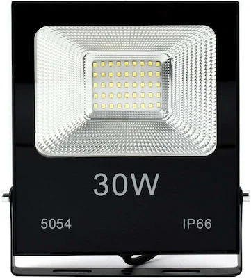 Φωτογραφία προϊόντος: OEM Προβολέας Flood Light LED SMD 30W AC85 – 265V IP66 Λευκού Φωτισμού LYLU LY-30W – Μαύρο