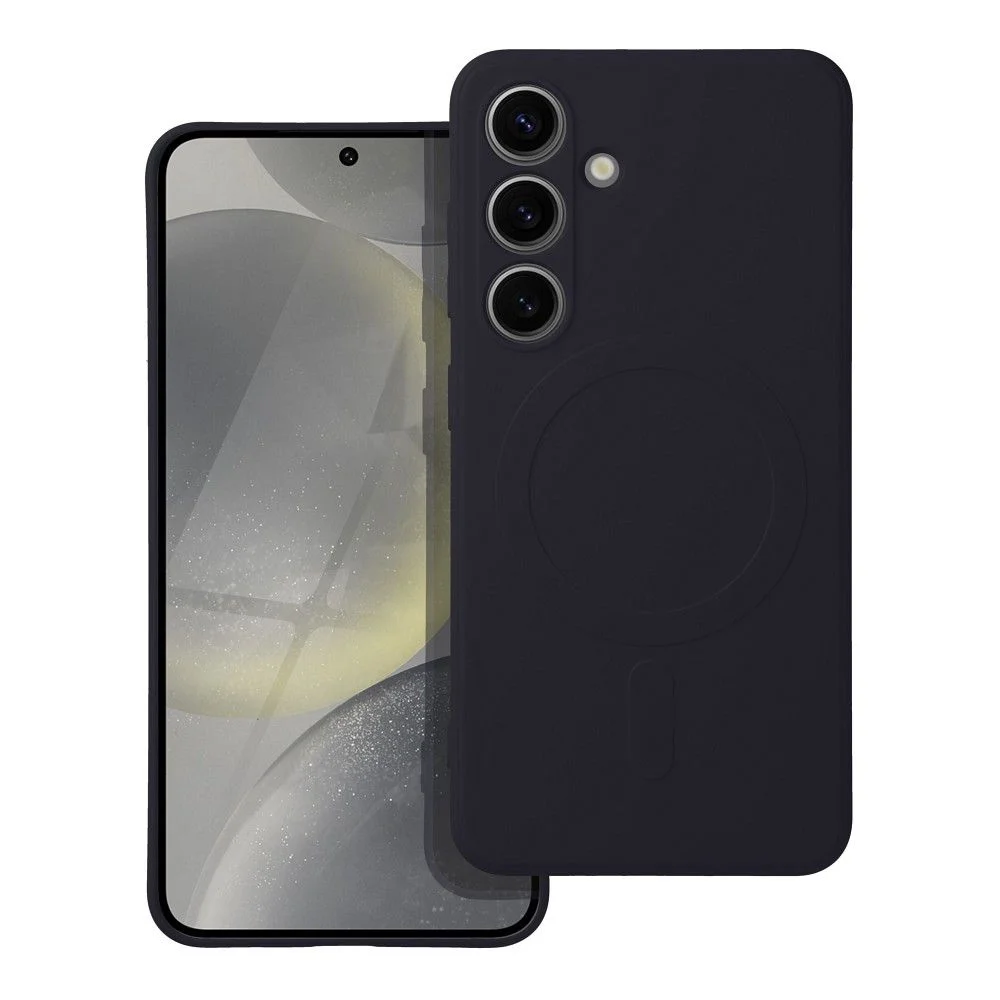 Φωτογραφία προϊόντος: . SILICONE MAG COVER case compatible with MagSafe for SAMSUNG S24 FE black