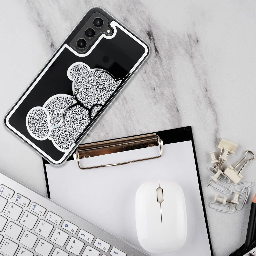 Φωτογραφία προϊόντος: . TEDDY BEAR Case for SAMSUNG A36 5G silver