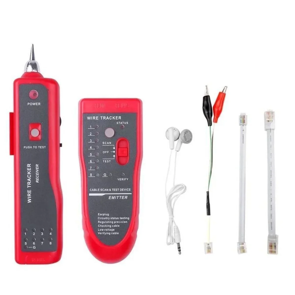 Φωτογραφία προϊόντος: OEM Andowl Q-W7 Tester Καλωδίων Δικτύου