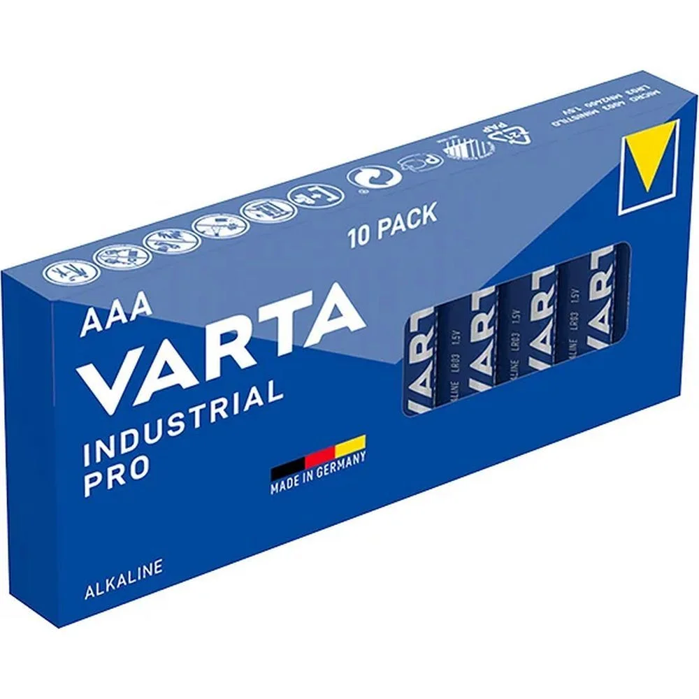 Φωτογραφία προϊόντος: VARTA alkaline battery R3 (AAA) Industrial Pro 10 pcs