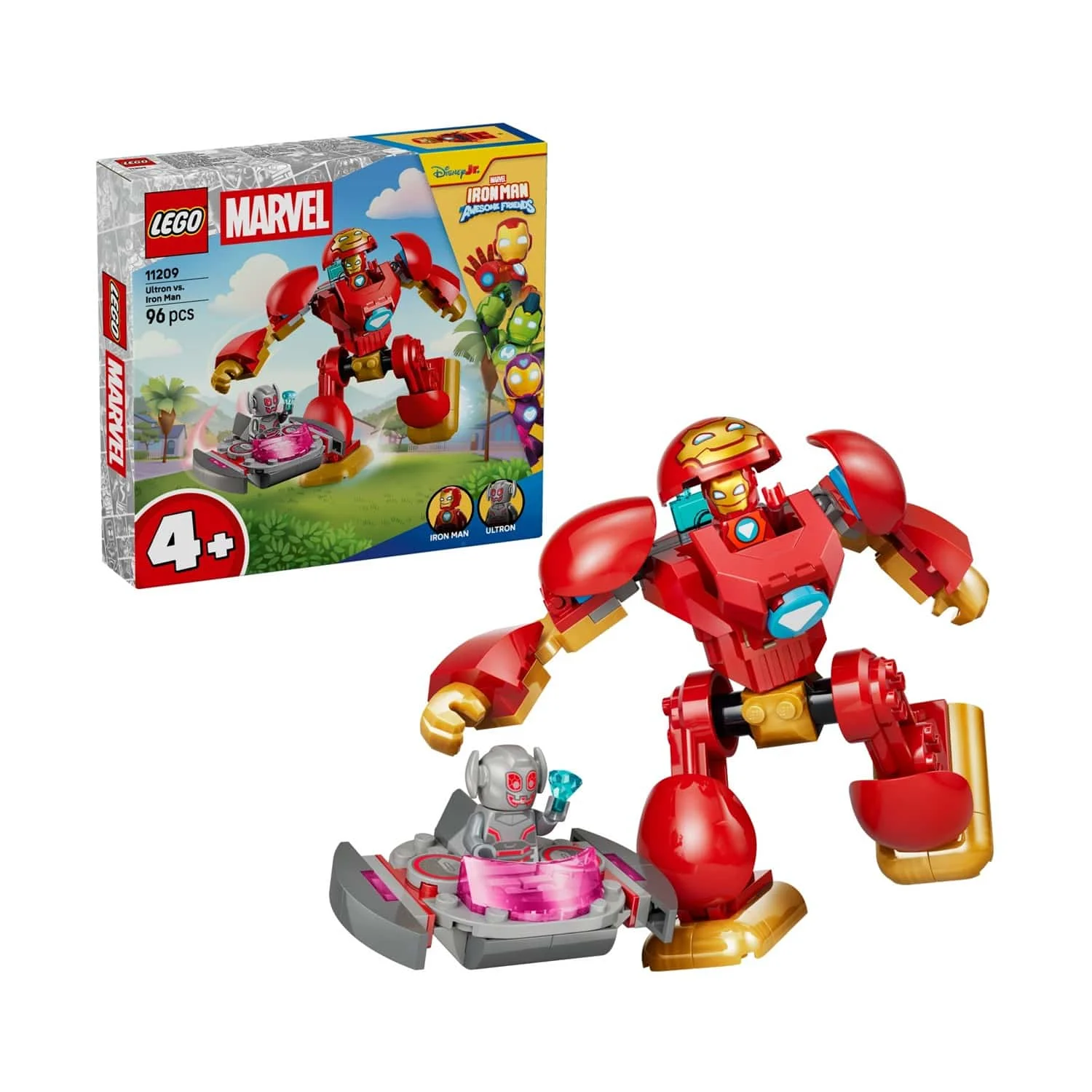 Φωτογραφία προϊόντος: LEGO Marvel: DisneyJr. - Ultron vs. Iron Man (11209)