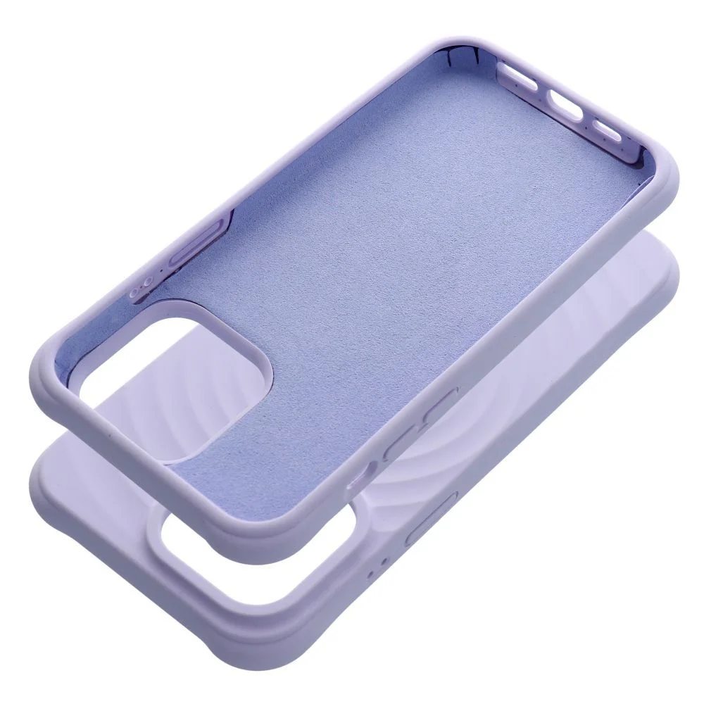 Φωτογραφία προϊόντος: . Silicone Zephyr Mag Cover compatible with MagSafe do IPHONE 15 PRO lilac