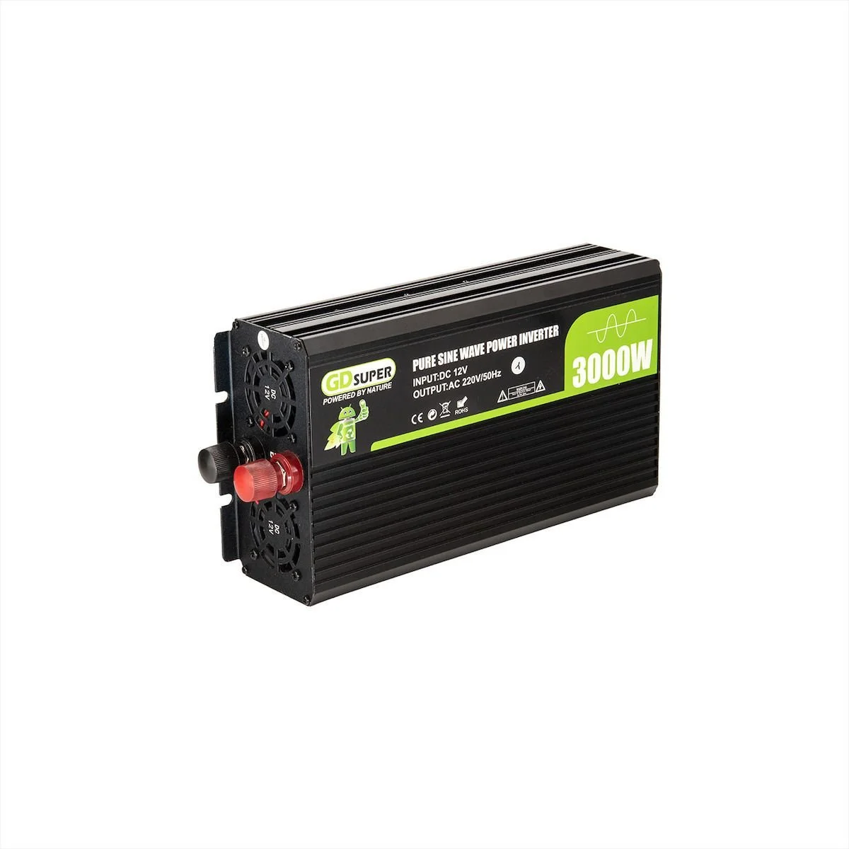 Φωτογραφία προϊόντος: OEM Inverter Καθαρού Ημιτόνου GD-SUPER 7722GD 3000W Με οθόνη LCD 12V σε 220V
