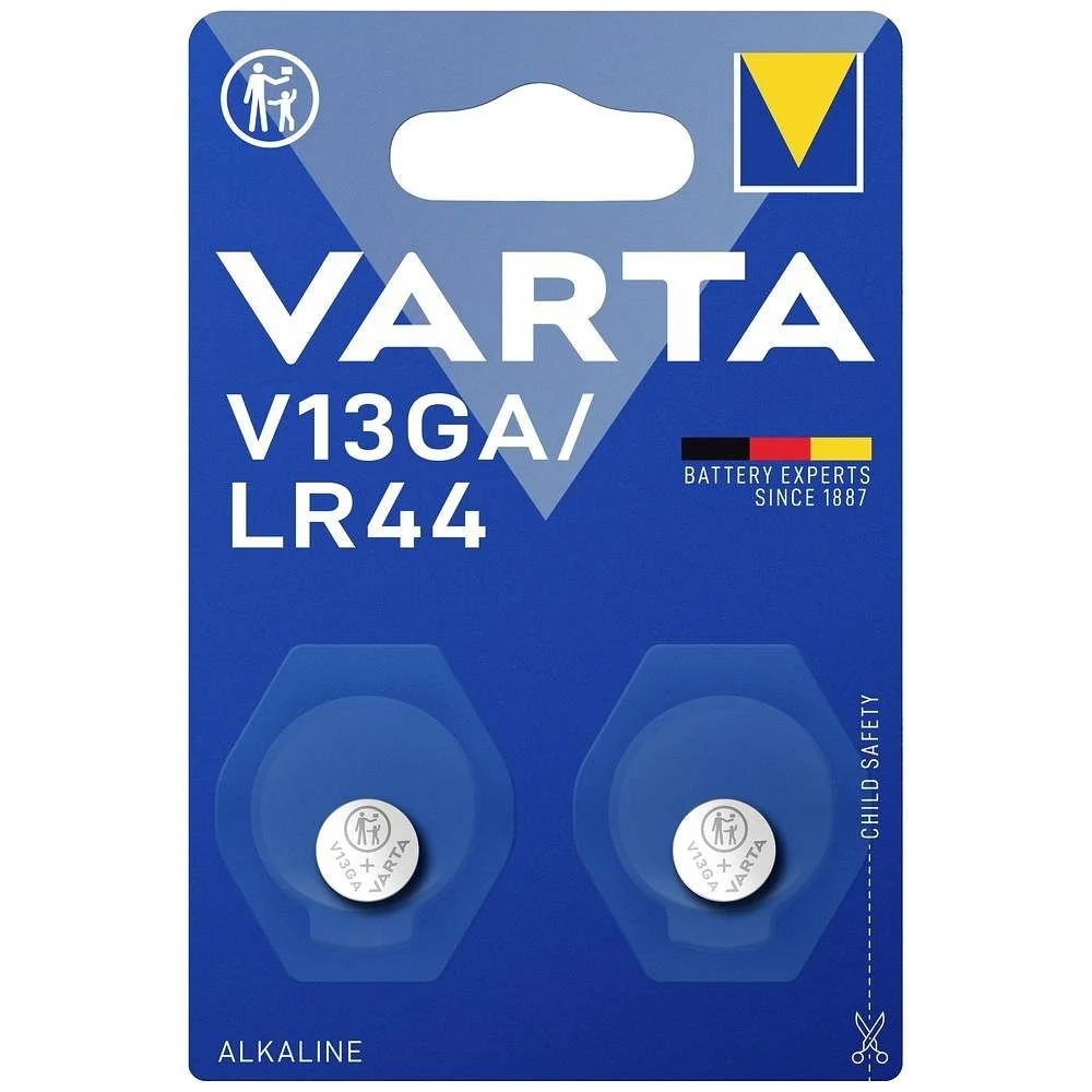 Φωτογραφία προϊόντος: . VARTA alkaline battery V13GA (Type LR44) 2 pcs