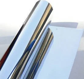 Φωτογραφία προϊόντος: OEM Αντηλιακή Μεμβράνη Αυτοκινήτου Καθρέπτης Φιμέ Ασημί 300x75εκ. 440