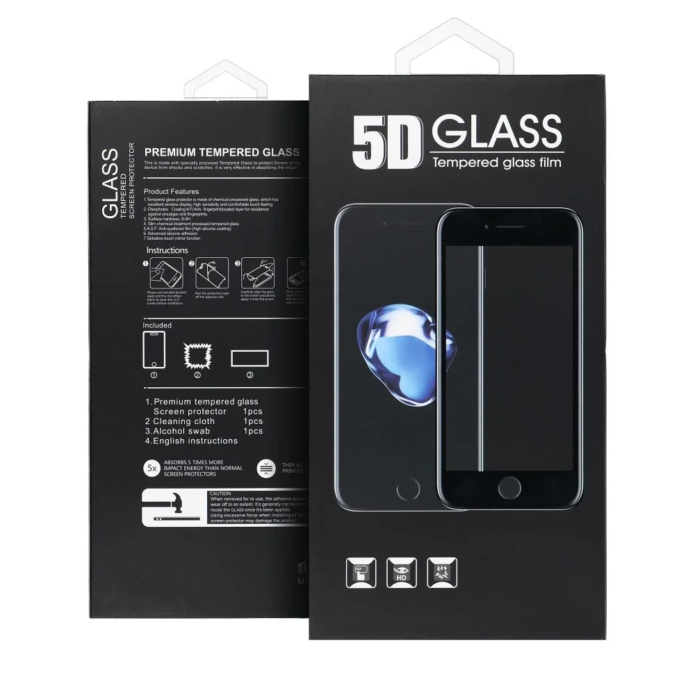 Φωτογραφία προϊόντος: . 5D Full Glue Tempered Glass - for Samsung Galaxy A36 5G black