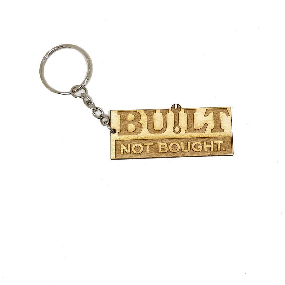 Φωτογραφία προϊόντος: Ξύλινο μπρελόκ Built not bought Κωδ.:8304