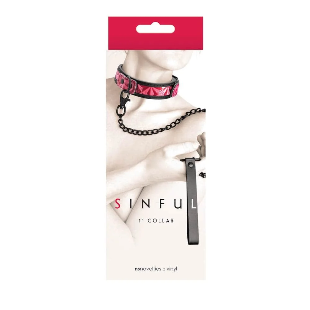 Φωτογραφία προϊόντος: Sinful - 1'' Collar - Pink