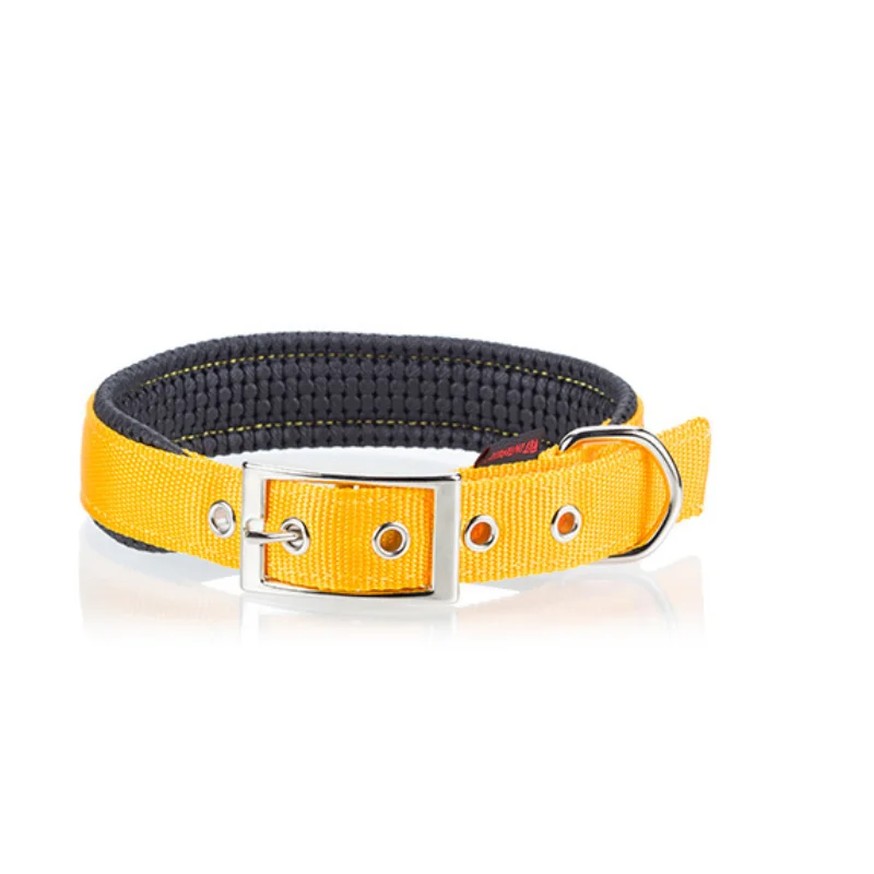 Φωτογραφία προϊόντος: Pet Interest Κολάρο Σκύλου - Dog Collar Neoprene Metal Buc || Yellow XSmall 1,6 x 35cm