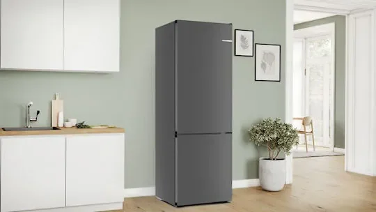 Φωτογραφία προϊόντος: Bosch Ψυγειοκαταψύκτης 440lt Total NoFrost Υ203xΠ70xΒ66.7εκ. Γκρι KGN49OCAF