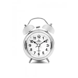 Φωτογραφία προϊόντος: Round ALARM CLOCK SILVER TWIN BALL (8820)