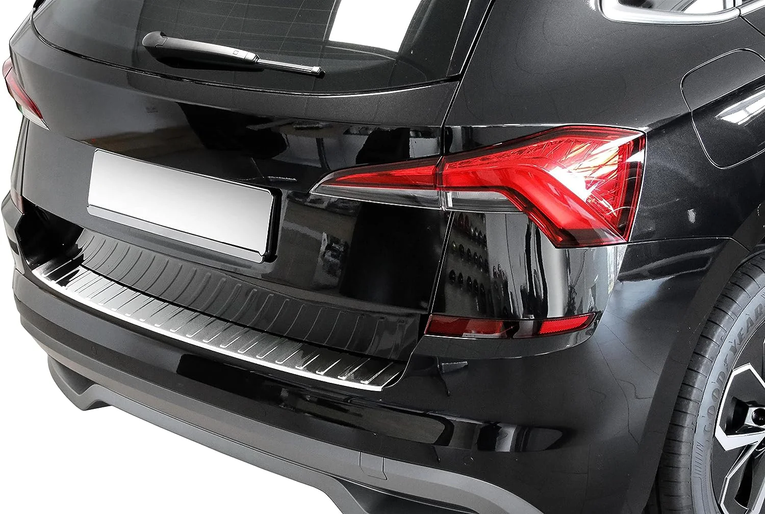 Φωτογραφία προϊόντος: Skoda Kamiq 2019+​ ​TRIM Μαρκε Πορτ Μπαγκαζ Χρωμιο Μεταλλικο S-DIZAYN - 1 TEM.
