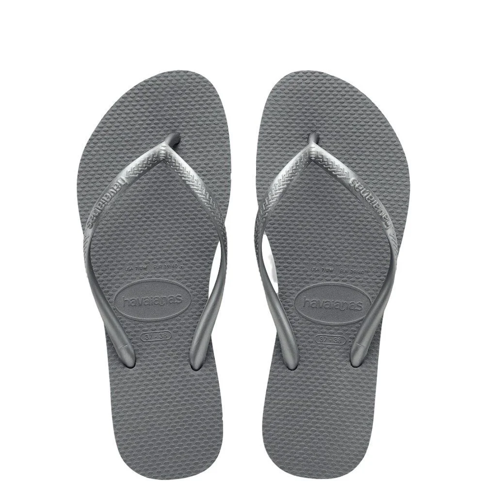 Φωτογραφία προϊόντος: Havaianas Slim Γυναικείες Σαγιονάρες Γκρι/Ασημί