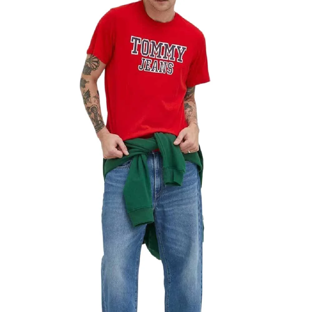 Φωτογραφία προϊόντος: Tommy Hilfiger Ανδρικό Essential T-shirt Κοκκίνο Tommy Jeans