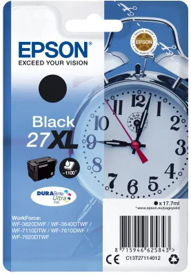 Φωτογραφία προϊόντος: ΜΕΛΑΝΙ EPSON 27XL BLACK (C13T27114010)