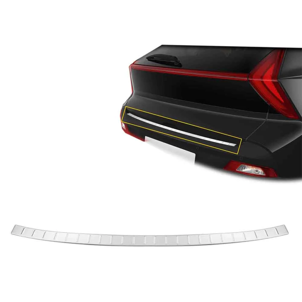 Φωτογραφία προϊόντος: Hyundai Bayon 2021+ Trim Μαρκε Πορτ Μπαγκαζ Χρωμιο Μεταλλικο S-DIZAYN - 1 TEM.