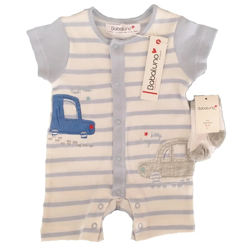 Φωτογραφία προϊόντος: Summer romper with socks Minoti