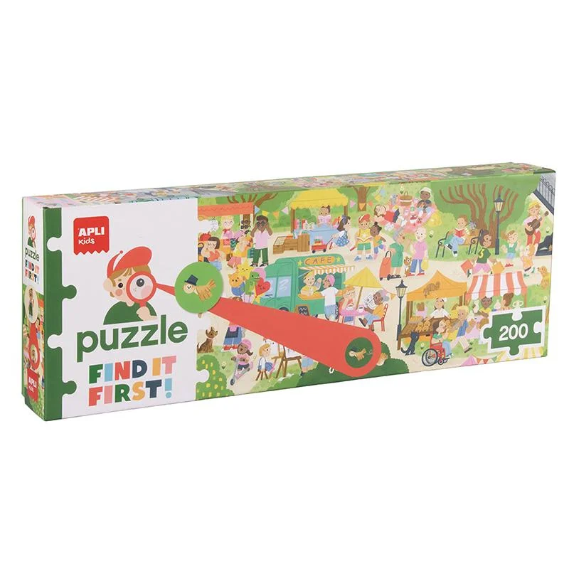 Φωτογραφία προϊόντος: APLI PUZZLE FIND IT FIRST MARKET 200TMX