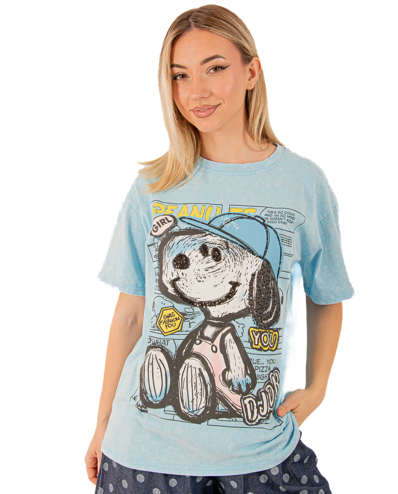 Φωτογραφία προϊόντος: Ellen T-shirt Snoopy Γαλάζιο Γαλάζιο