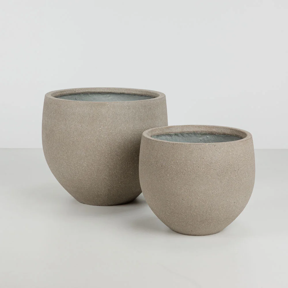 Φωτογραφία προϊόντος: SCILLA ΓΛΑΣΤΡΑ SET 2ΤΜΧ 40x40x34cm ΤΣΙΜΕΝΤΟ ΚΑΦΕ ΑΝΟΙΧΤΟ