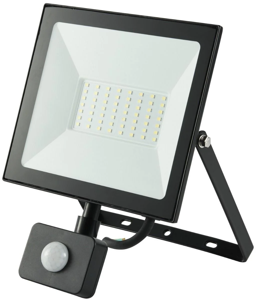 Φωτογραφία προϊόντος: Avide Value LED Προβολέας Slim SMD 50W CW 6400K PIR