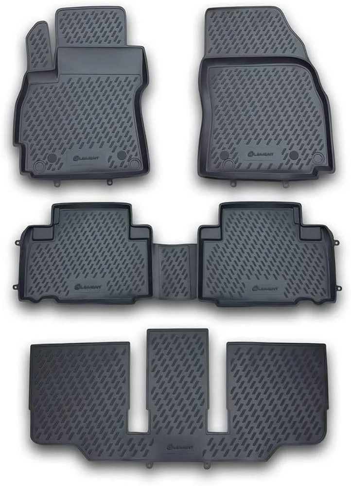 Φωτογραφία προϊόντος: Mazda 5 12/2010-2015 Μαρκε Πατακια Σε Σκαφη Tpe Λαστιχο Σε Μαυρο Χρωμα Novline - 4 ΤΕΜ.