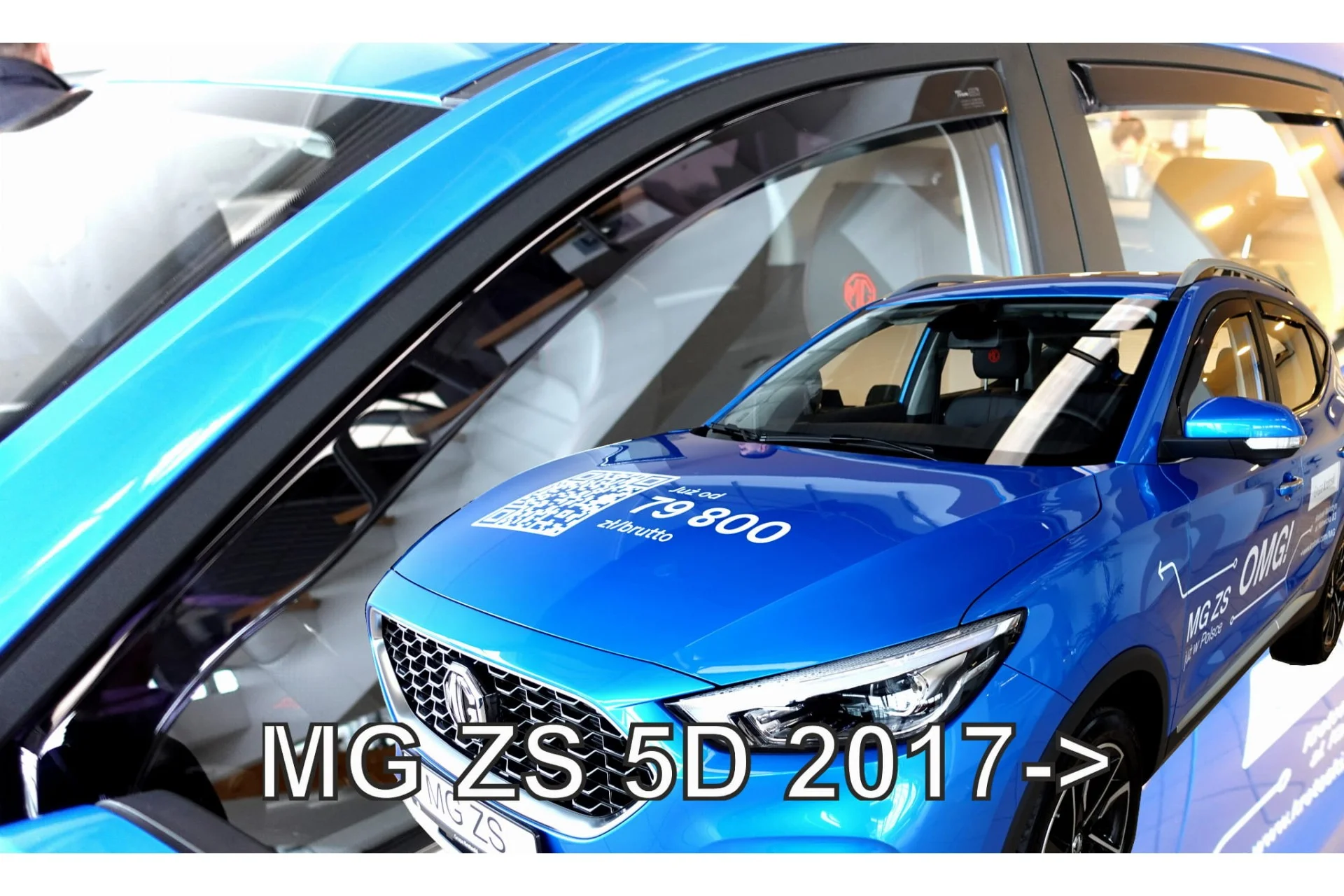 Φωτογραφία προϊόντος: Ανεμοθραυστες Για Mg Zs 5D 2017+ Ζευγαρι Απο Ευκαμπτο Φιμε Πλαστικο Heko - 2 ΤΕΜ.