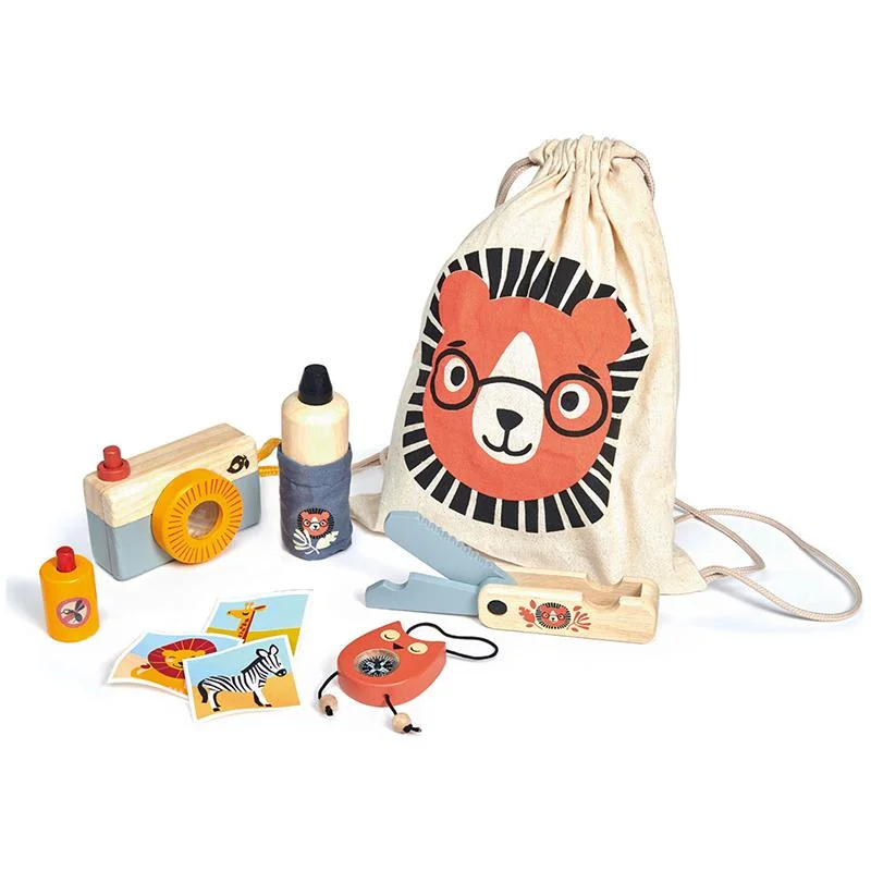 Φωτογραφία προϊόντος: Tender Leaf Toys Σετ Περιπέτειας Σαφάρι από Ξύλο 10τμχ