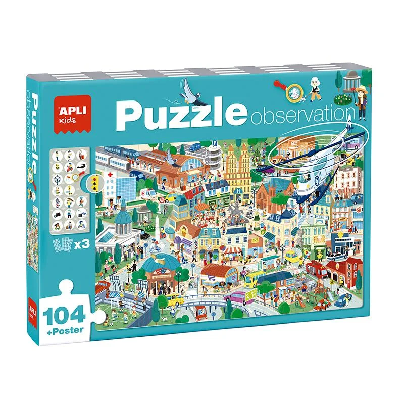 Φωτογραφία προϊόντος: Apli Kids Παιδικό Puzzle Αστικό Τοπίο 104pcs για 5+ Ετών Apli Kids