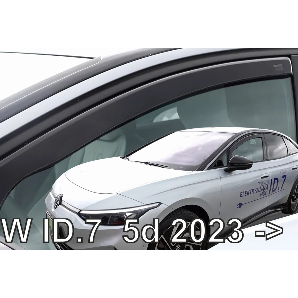 Φωτογραφία προϊόντος: Ανεμοθραυστες για VW ID.7 5D 2023+ σε σετ από ευκαμπτο φινίμε πλαστικό HEKO - 2 ΤΕΜ.