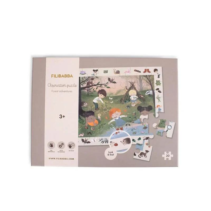Φωτογραφία προϊόντος: Filibabba Observation Puzzle – Forest Adventures