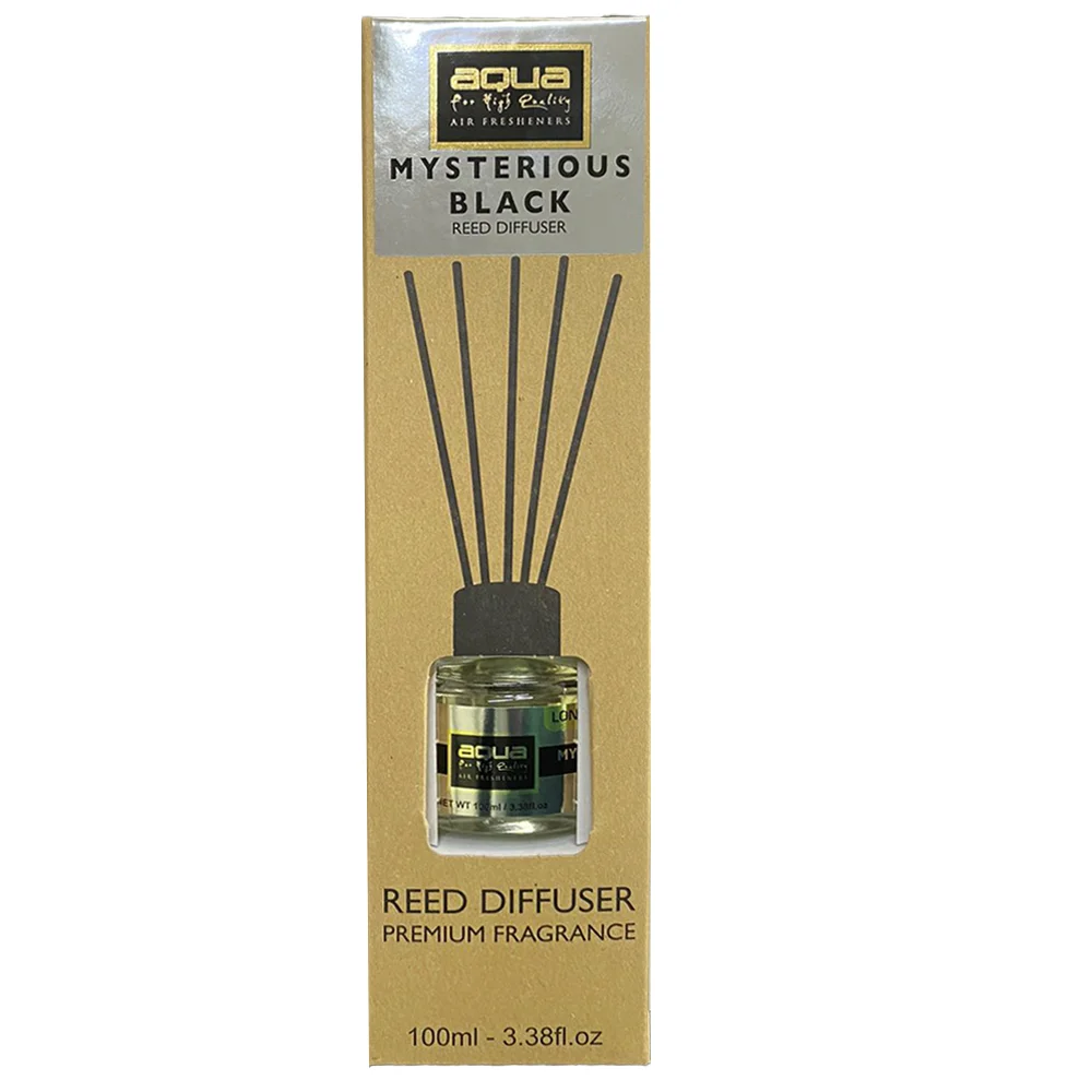 Φωτογραφία προϊόντος: Αρωματικό Χώρου Mysterious Black Home Reed Diffuser Με 6 Στικς Aqua 100 Ml - 1 Τμχ