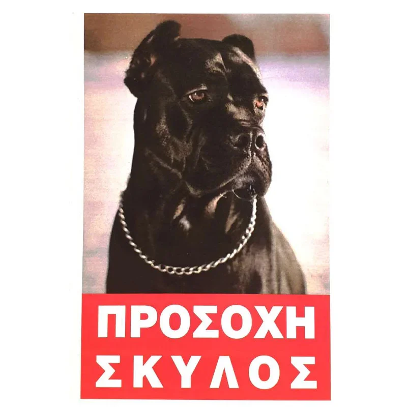 Φωτογραφία προϊόντος: Πινακίδα Προσοχή Σκύλος Νο.244