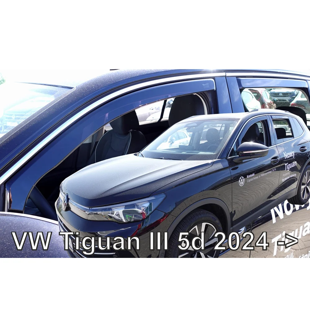 Φωτογραφία προϊόντος: Ανεμοθραυστες Για Vw Tiguan 5D 2022+ Σετ Αυτοκινητου Απο Ευκαμπτο Φιμε Πλαστικο Heko - 4 ΤΕΜ.