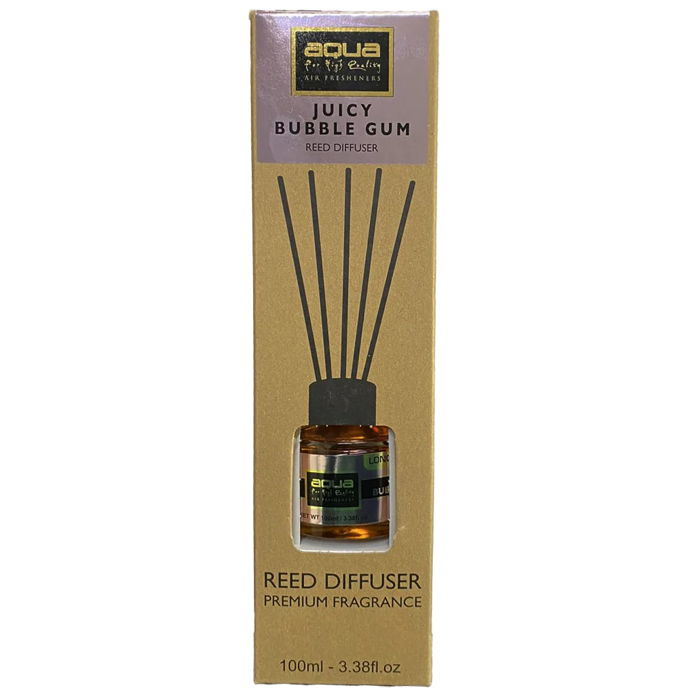 Φωτογραφία προϊόντος: Αρωματικό Χώρου Juicy Bubblegum Home Reed Diffuser Με 6 Στικς Aqua 100 Ml - 1 Τμχ