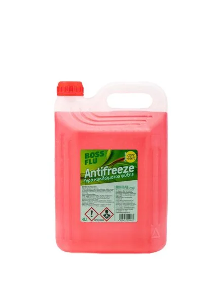 Φωτογραφία προϊόντος: PARAFLU BOSSFLU ANTIFREEZE ΚΟΚΚΙΝΟ 4ΛΙΤΡΑ