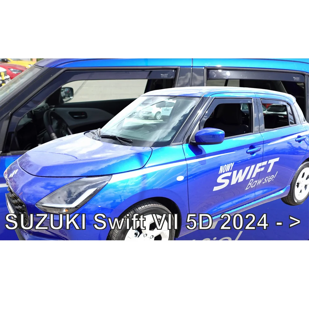 Φωτογραφία προϊόντος: Ανεμοθραυστες Για Suzuki Swift 5D 2024+ Σετ Αυτοκινητου Απο Ευκαμπτο Φιμε Πλαστικο Heko - 4 ΤΕΜ.