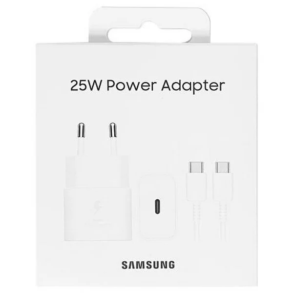 Φωτογραφία προϊόντος: Samsung 25W USB-C Fast Adapter EP-T2510 with Cable - White
