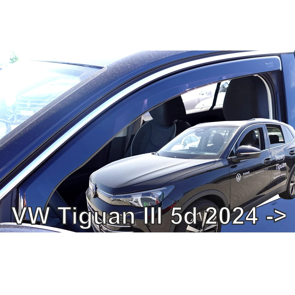 Φωτογραφία προϊόντος: Ανεμοθραυστες Για Vw Tiguan 5D 2024+ Ζευγαρι Απο Ευκαμπτο Φιμε Πλαστικο Heko - 2 ΤΕΜ.