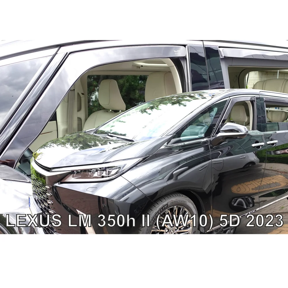 Φωτογραφία προϊόντος: Ανεμοθραυστες Για Lexus Lm 350H (AW10) 5D 2023+ Σετ Αυτοκινητου Απο Ευκαμπτο Φιμε Πλαστικο Heko - 4 ΤΕΜ.