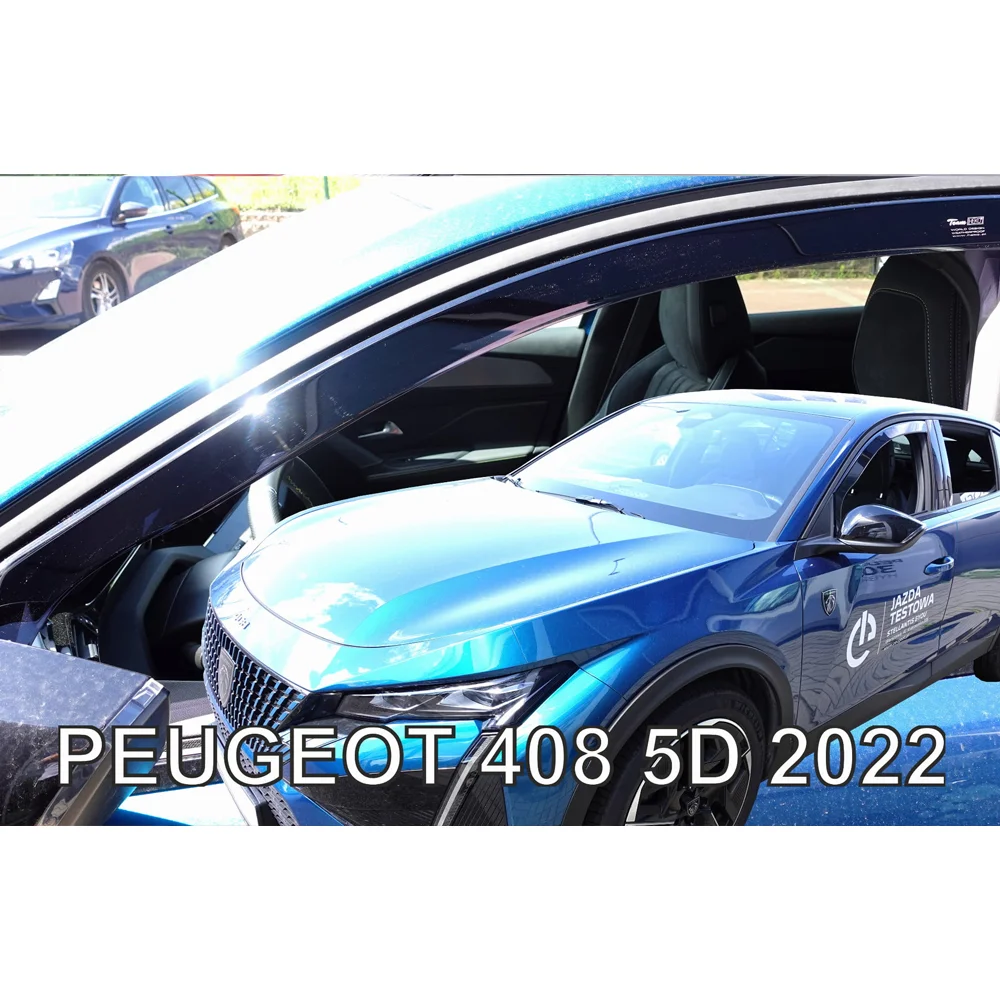 Φωτογραφία προϊόντος: Ανεμοθραυστες Για Peugeot 408 5D 2022+ - Ζευγάρι Αυτοκινητου Από Ευκαμπτο Φιμε Πλαστικό Heko - 2 ΤΕΜ.