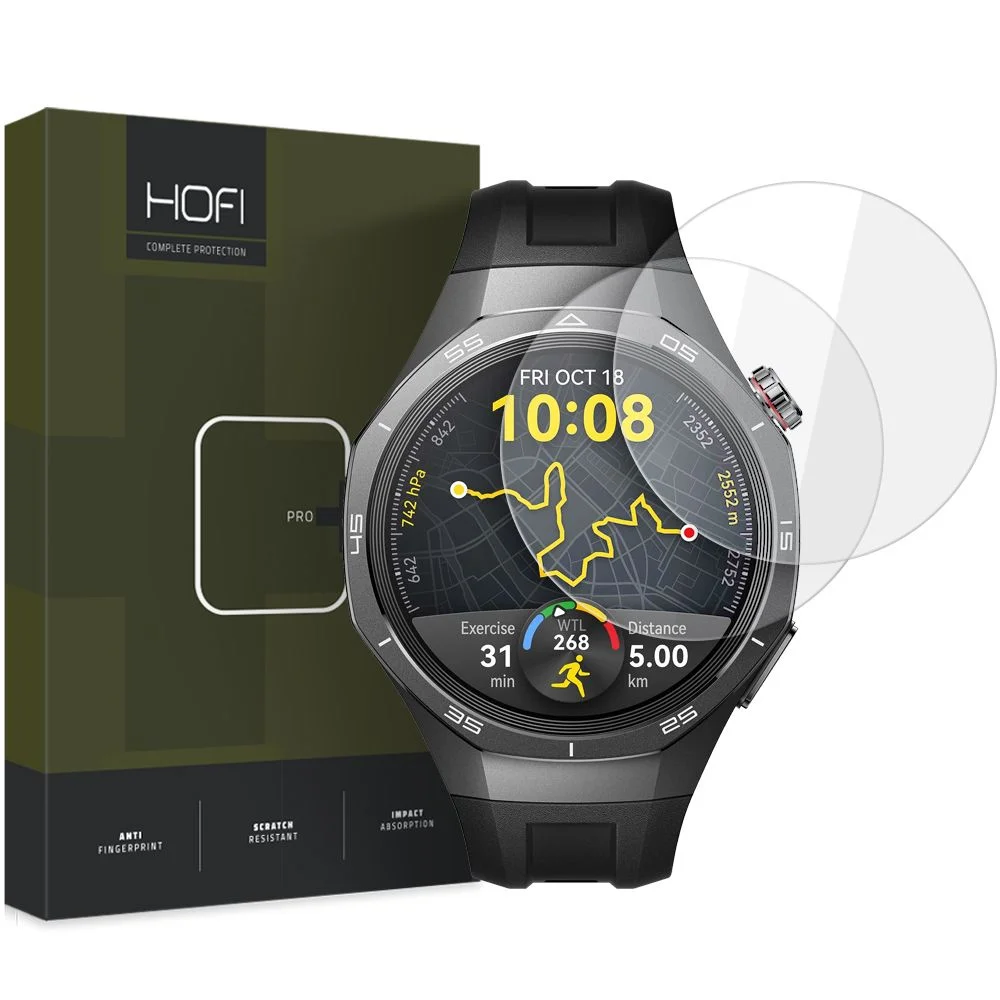 Φωτογραφία προϊόντος: Hofi Glass Pro+ 2-Pack για Huawei Watch GT 5 Pro (46 mm) διαφανές
