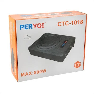 Φωτογραφία προϊόντος: PerVoi Αυτοενισχυόμενο Subwoofer Αυτοκινήτου 10" 800W RMS CTC-1018
